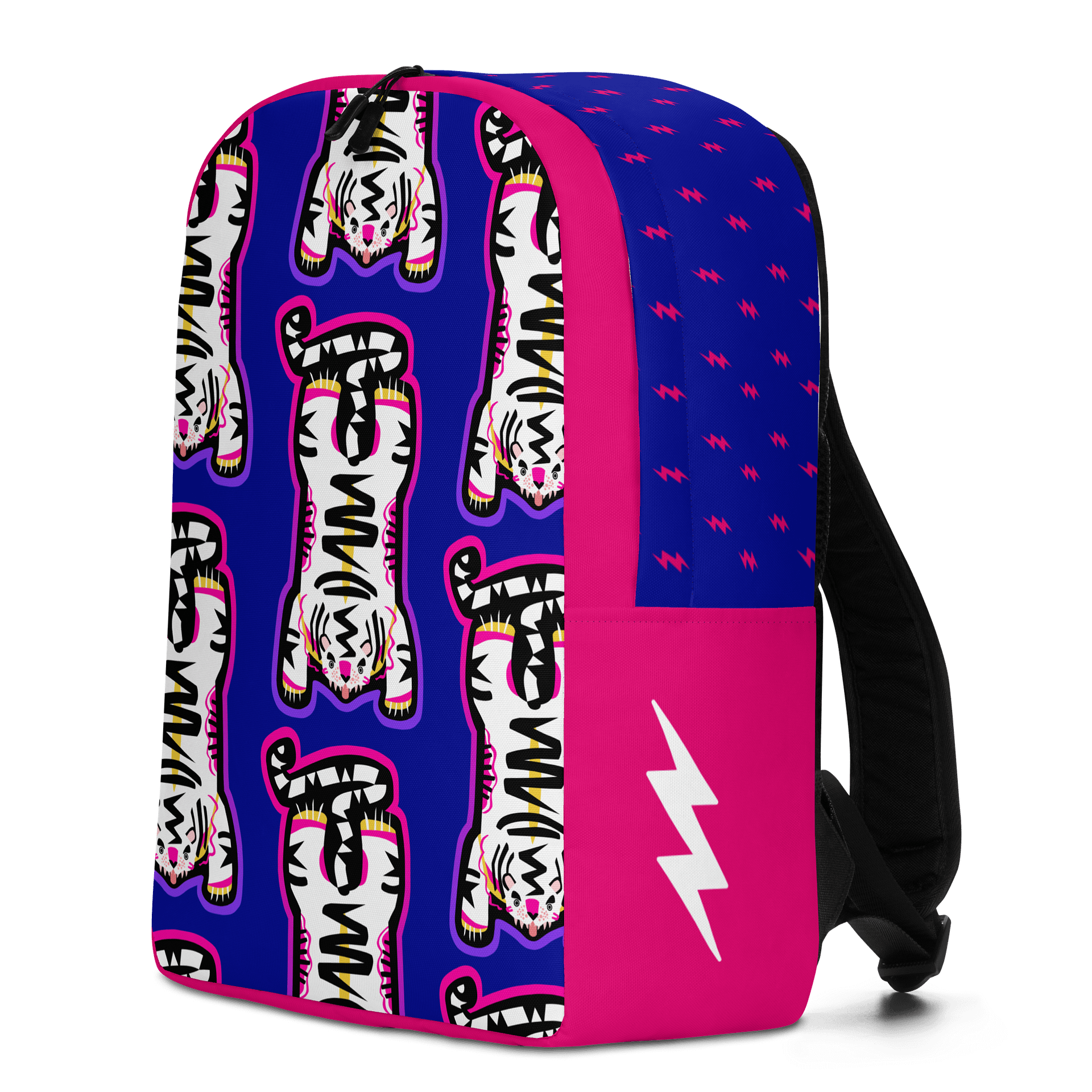 Pink & White Tiger Backpack - Electric Tiger Club product image (1)