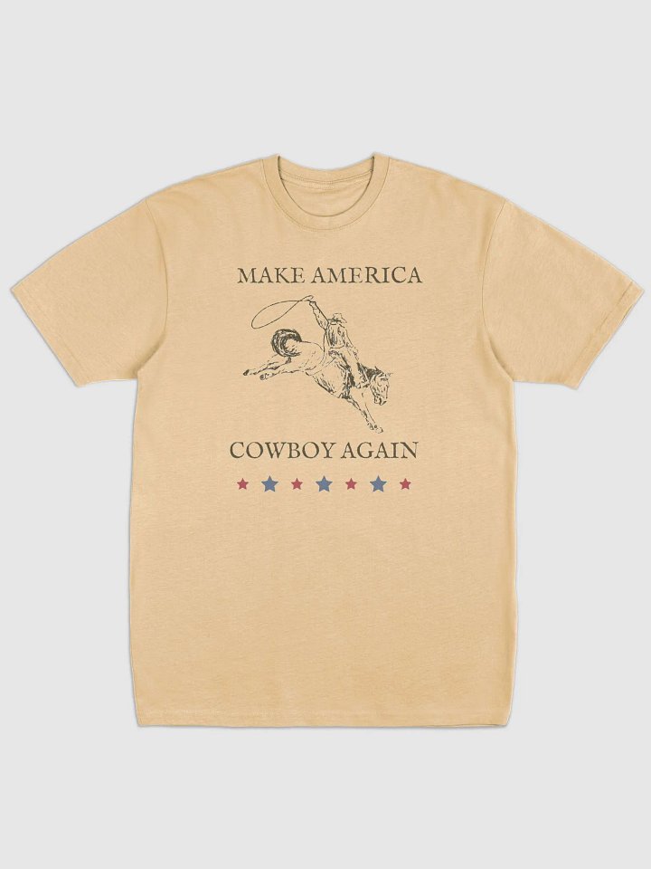 "Make America Cowboy Again" | Premium Unisex Heavyweight Tee product image (6)