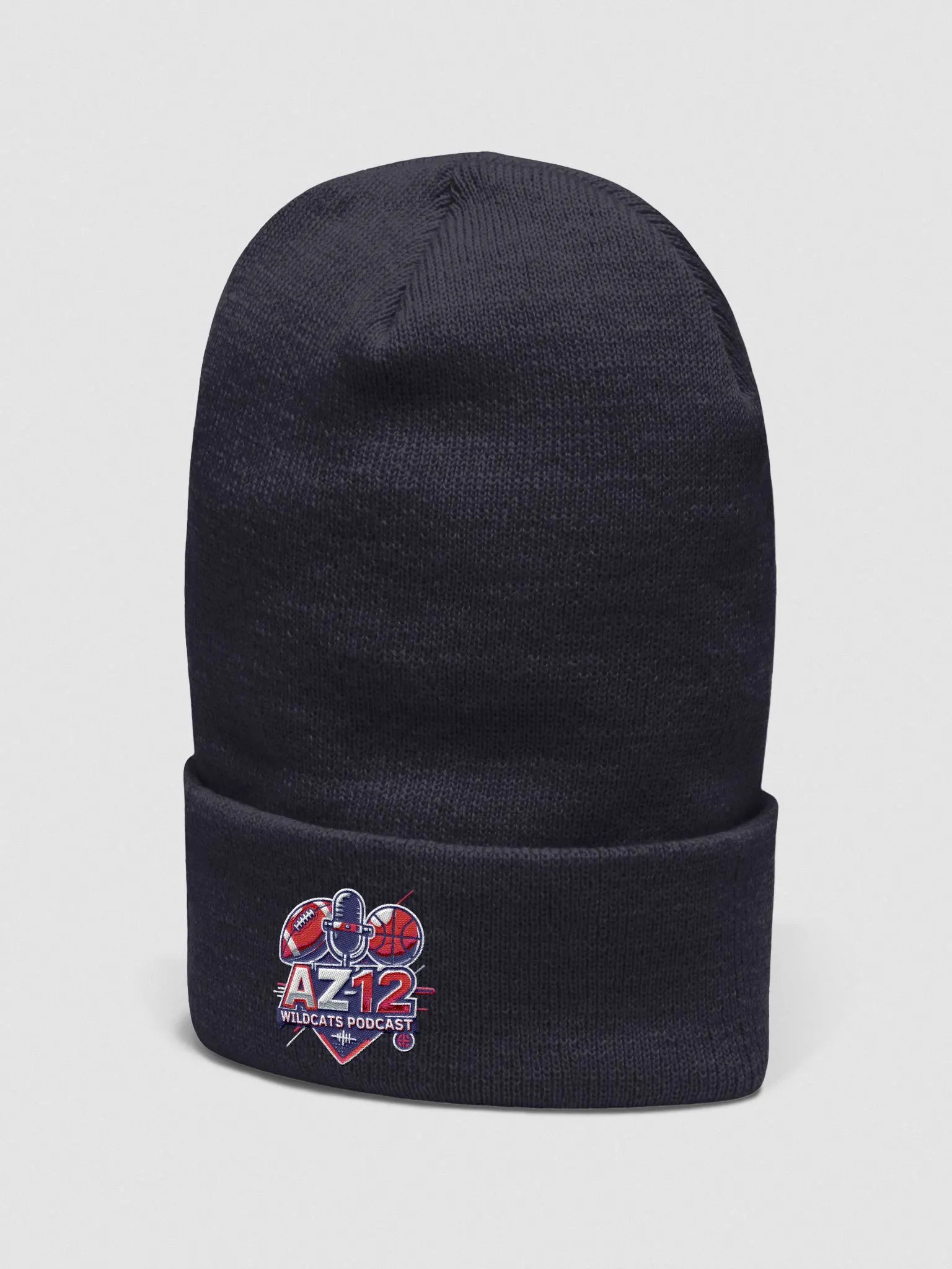 AZ12 Wildcats Podcast Embroidered Beanie product image (2)