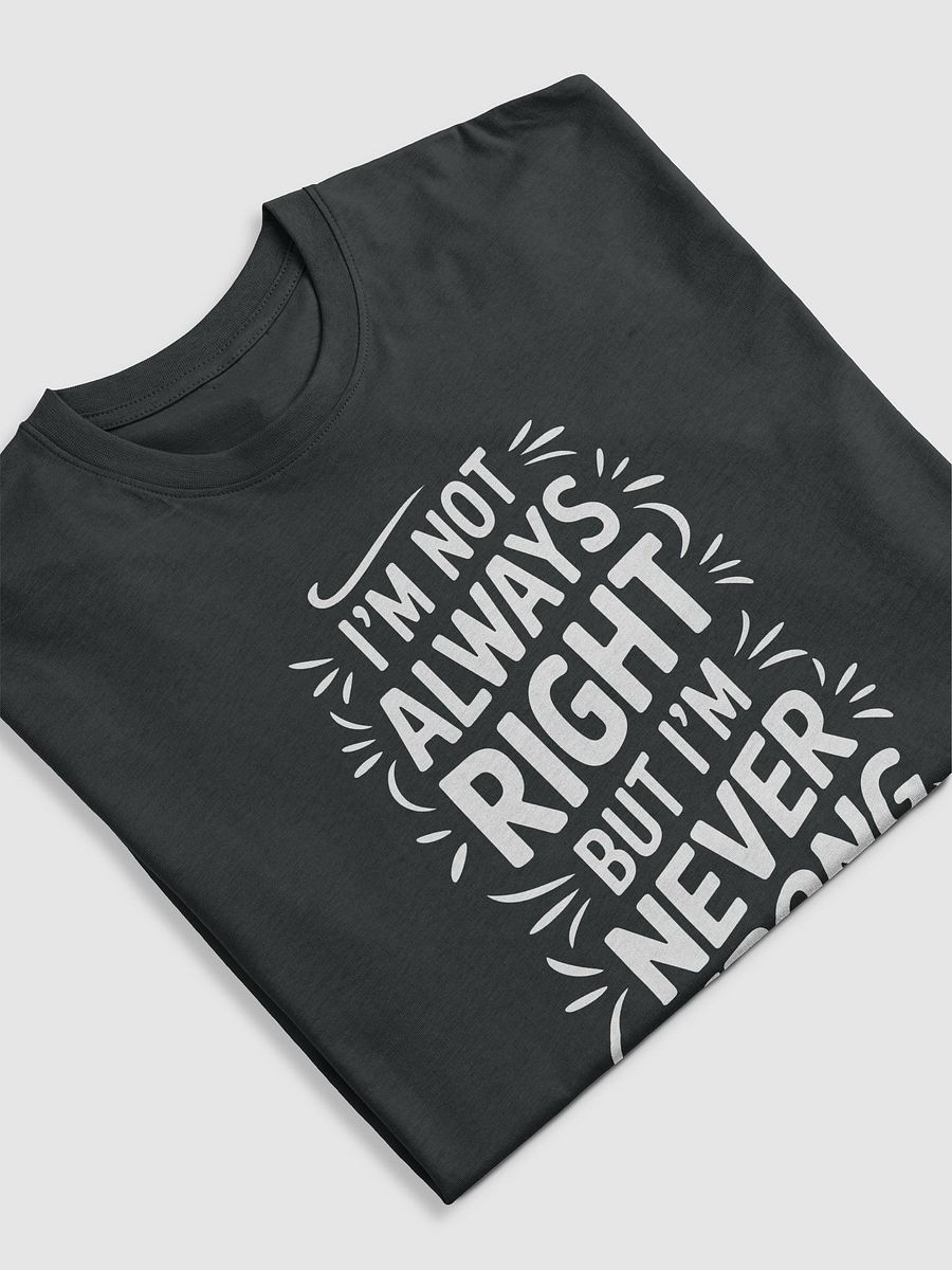 Never Wrong Typography Men's Tee product image (9)