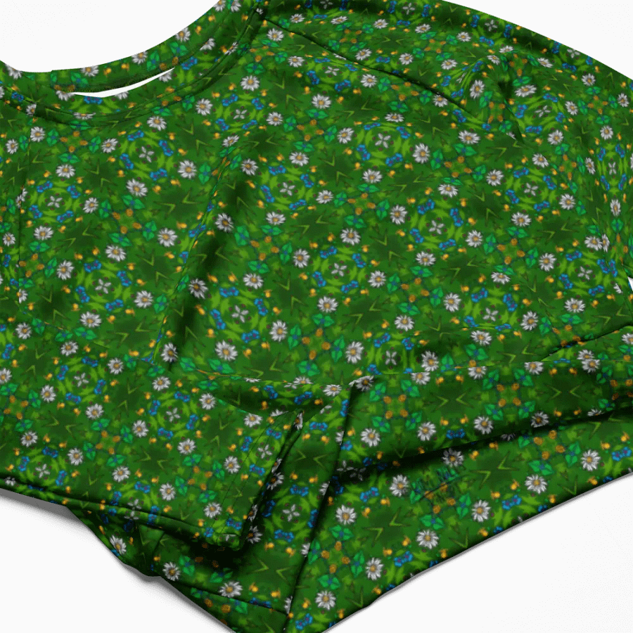 Symmetry Blooms Recycled Crop Top product image (4)