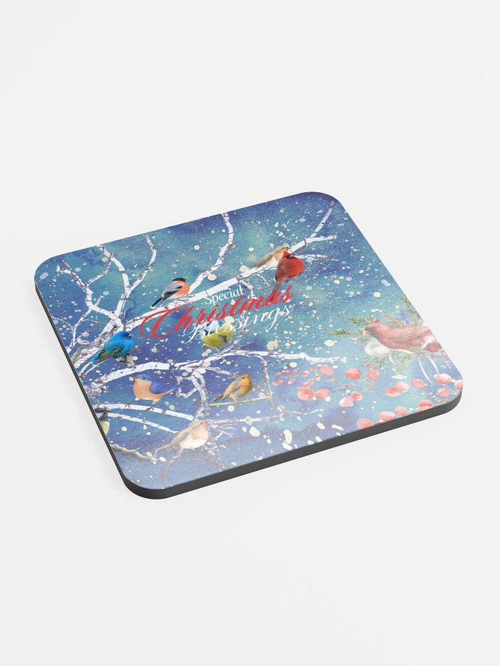 Winter Birds Christmas Coaster Set gift for entertainers friends colleagues product image (2)