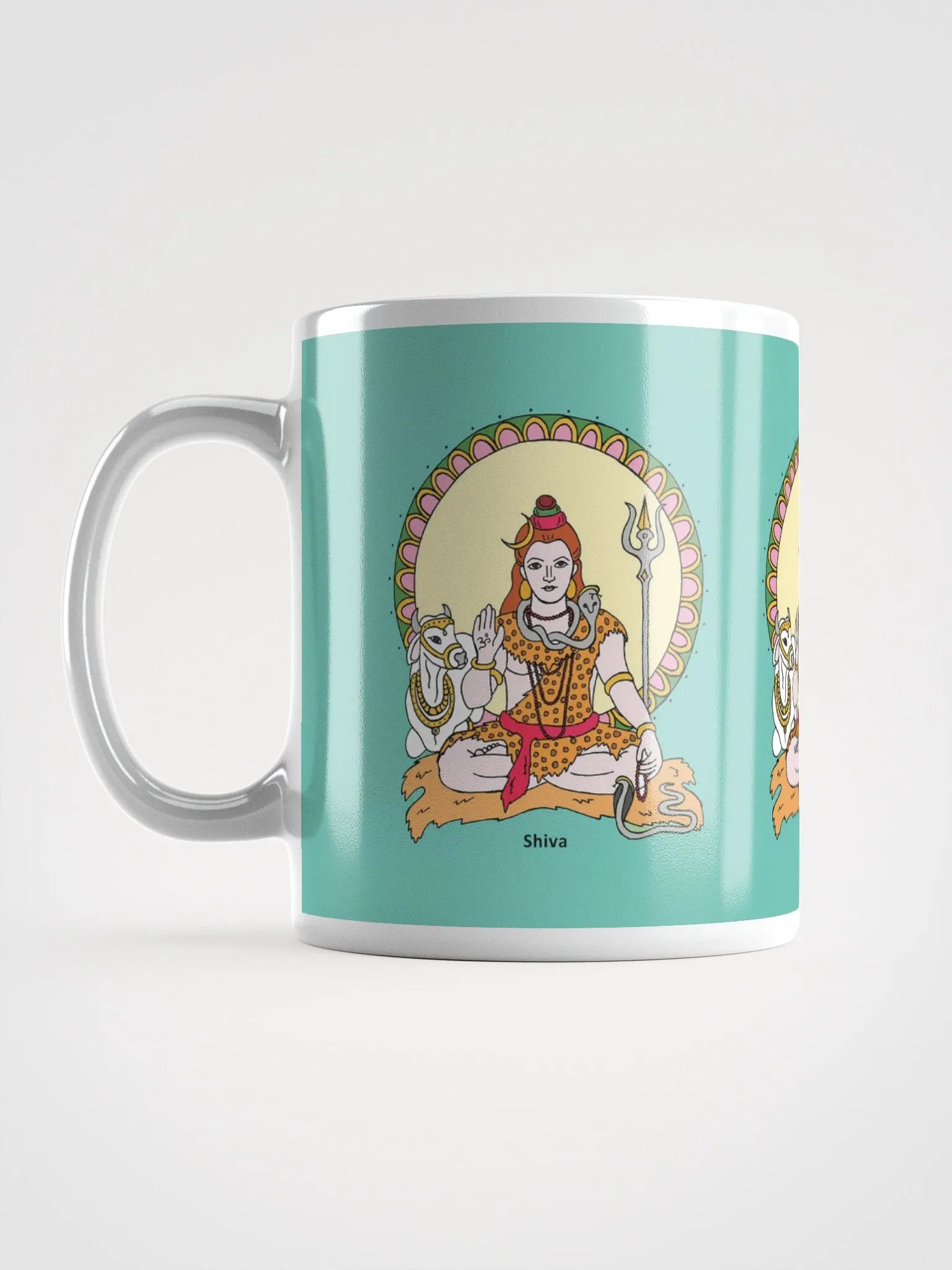 Shiva the Ascetic Mug (Teal) product image (6)