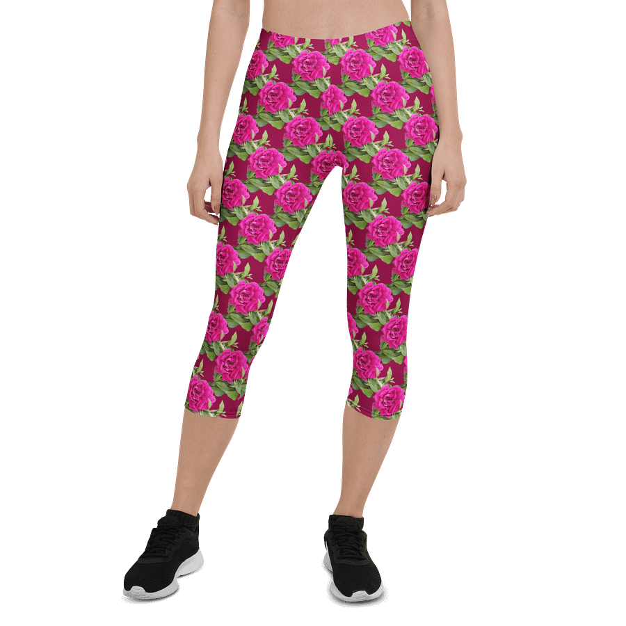 Customizable All-Over Print Capri Leggings product image (1)