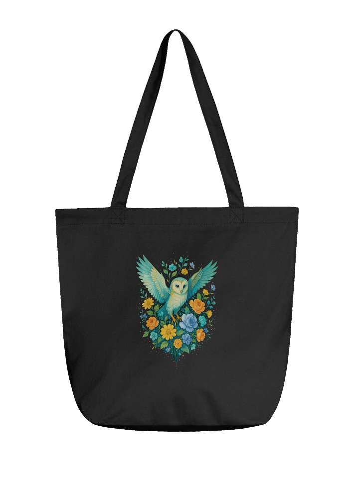 Cottagecore Owl Tote Bag With Wildflowers And Enchanted Forest Style product image (2)