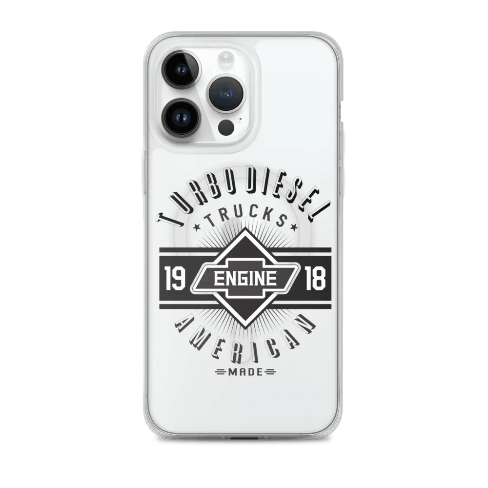 Vintage American Engine Emblem iPhone® Case product image (1)
