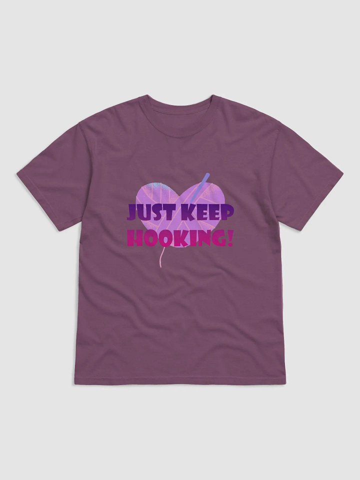 Just Keep Hooking Heavyweight Tee product image (5)