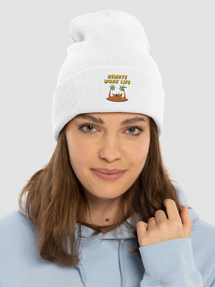 Remote Work Life Beanie product image (43)