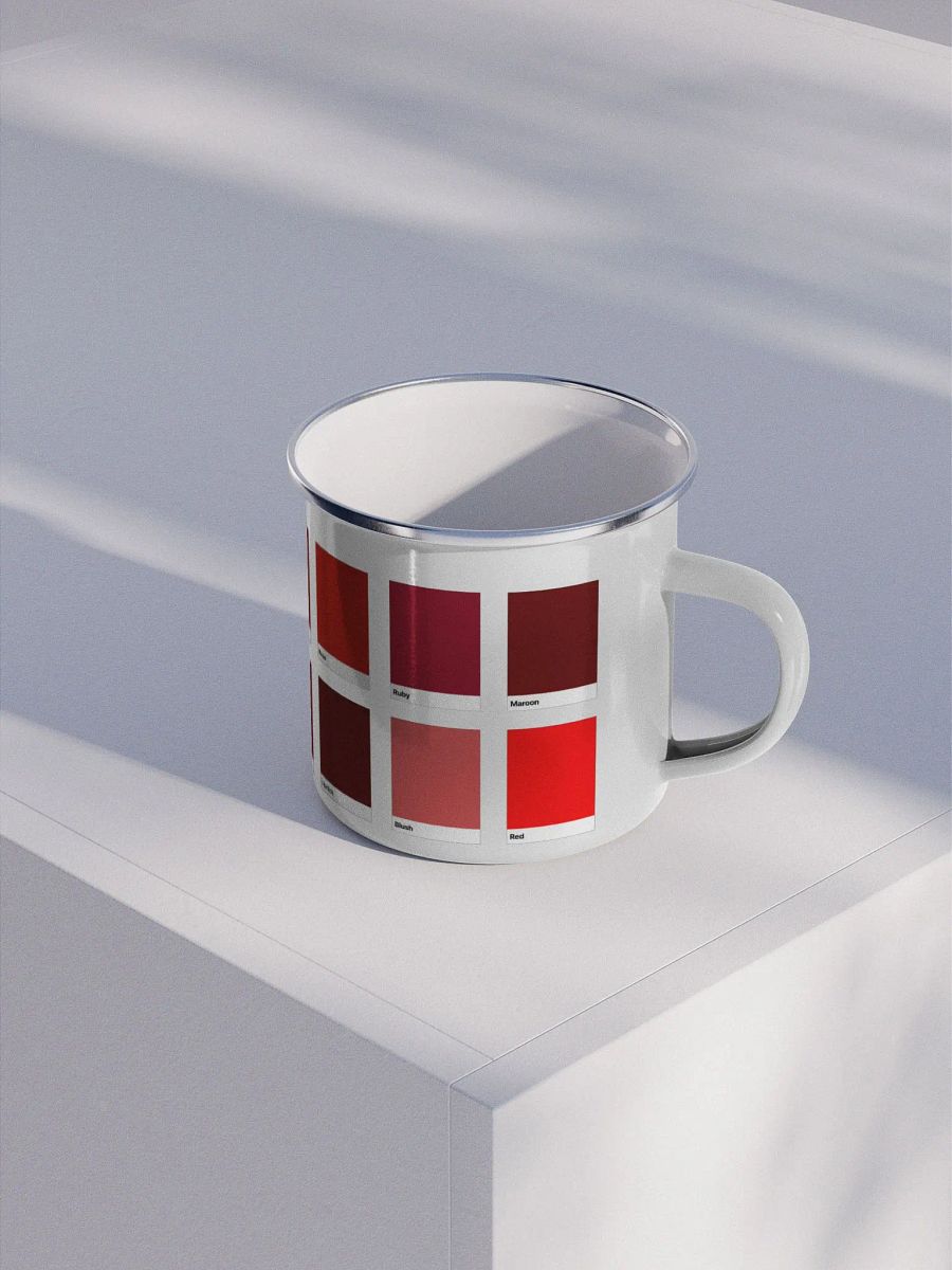 Shades of Red - Enamel Mug product image (3)