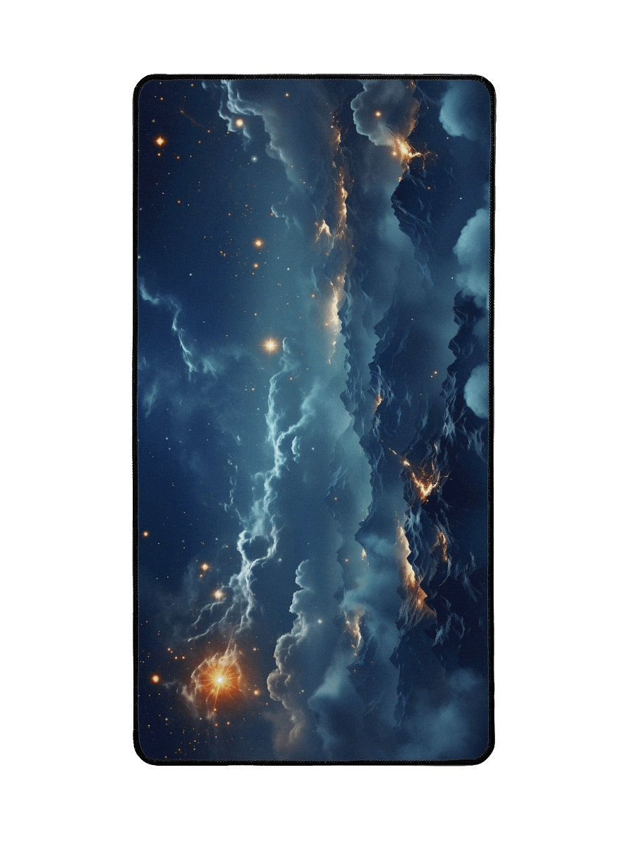 Starry Cloudy Sky Desk Mat by Treasure Pie product image (2)