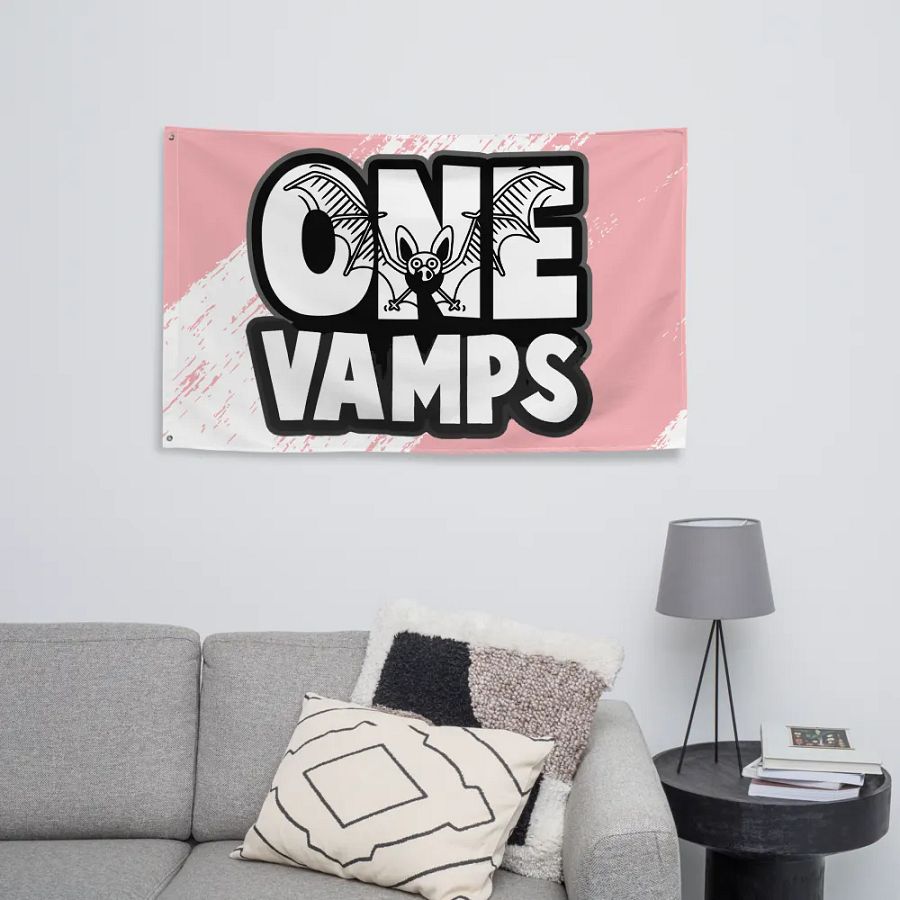 Flag OneVamps With Bat-Pink Color product image (8)