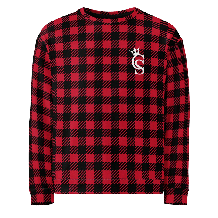 Limited Edition Plaid "King Chauncey" Long Sleeve Pajama Shirt product image (1)