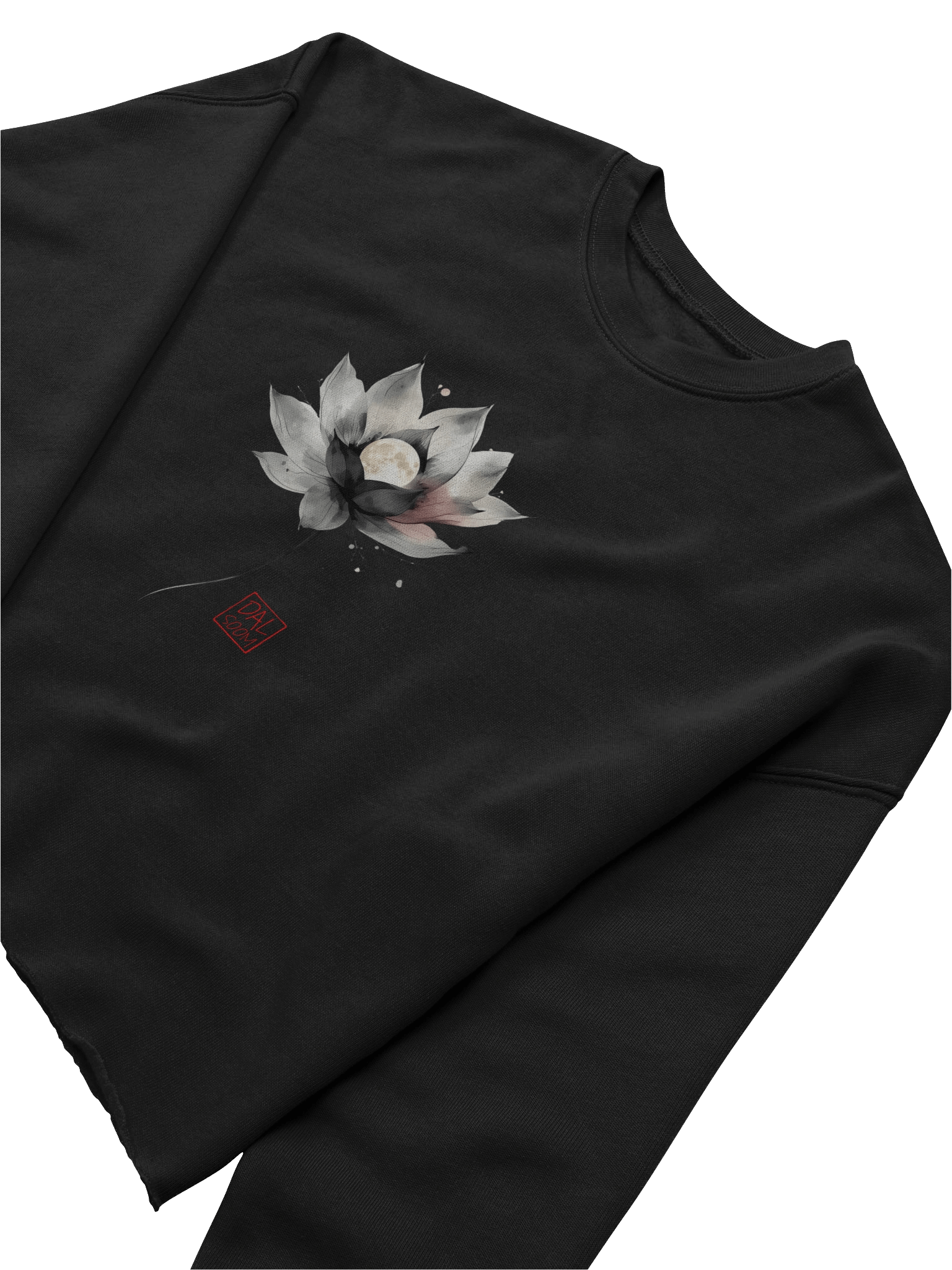 Moonlit Lotus Crop Sweatshirt product image (9)