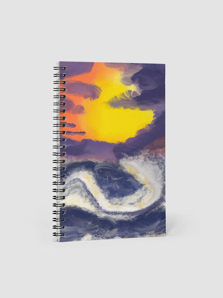Sunset Ocean Blue Notebook product image (1)