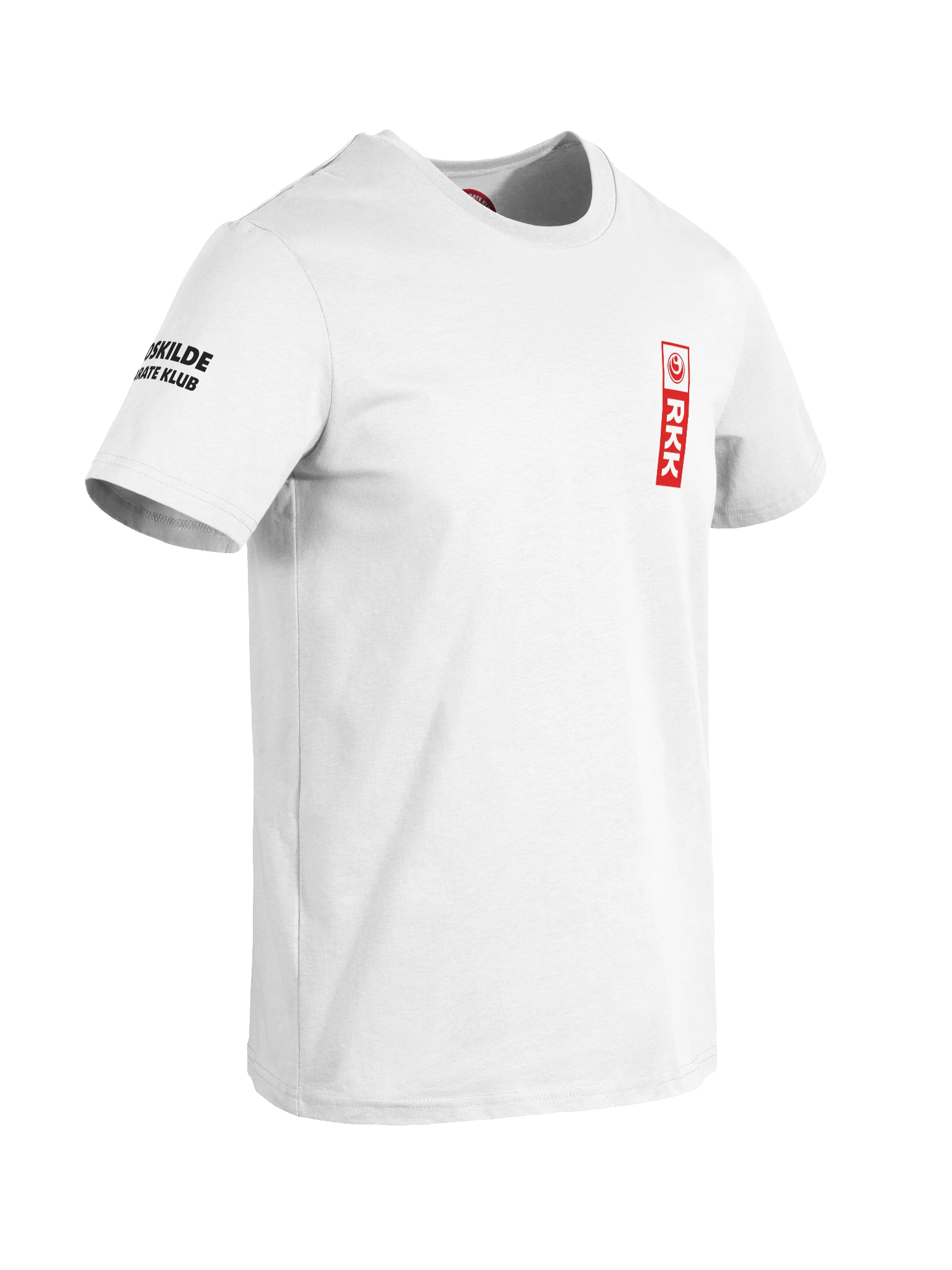 White Organic Cotton T-Shirt, Unisex, RKK Logo product image (8)