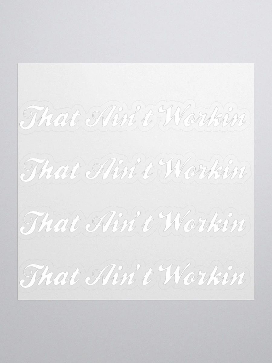 Rebellious Script Kiss Cut Stickers product image (1)