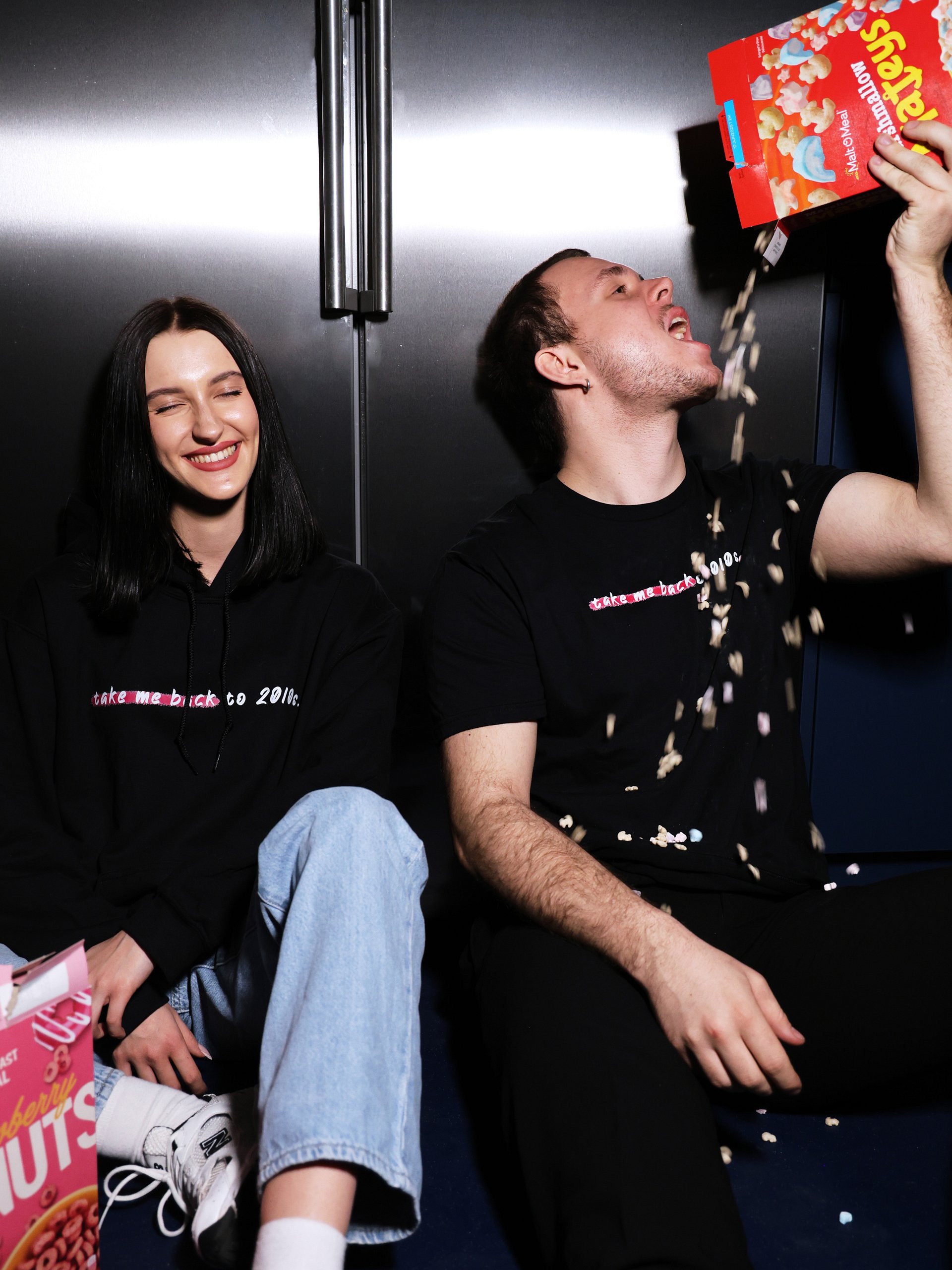 Take Me Back to 2010s Roseate T-Shirt (Black) product image (5)