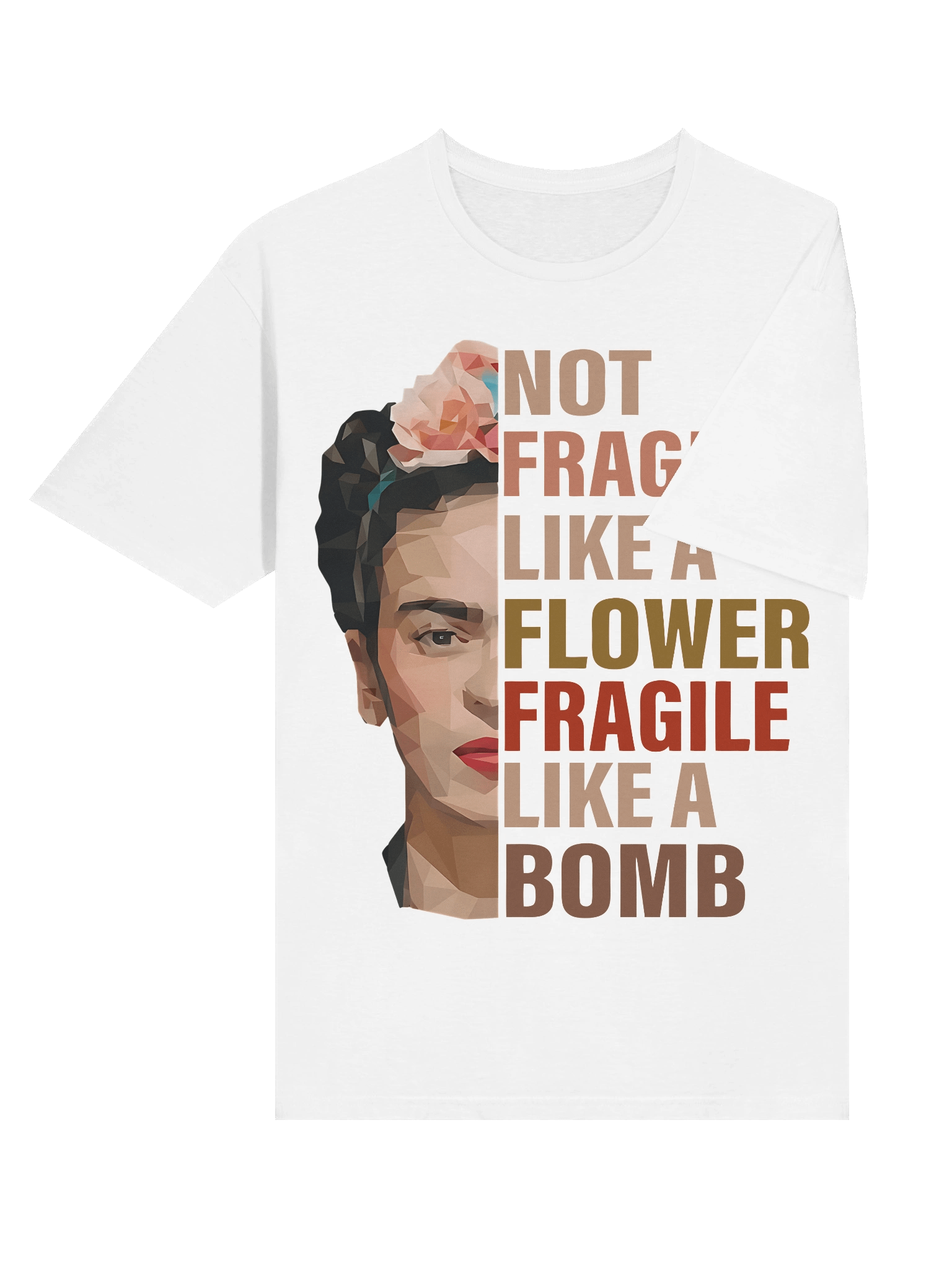Not Fragile Like a Flower Fragile Like a Bomb RGB Women Empowerment Classic T-Shirt product image (6)