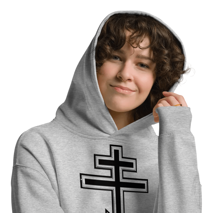 Orthodox Cross Female Pump Cover Hoodie product image (6)