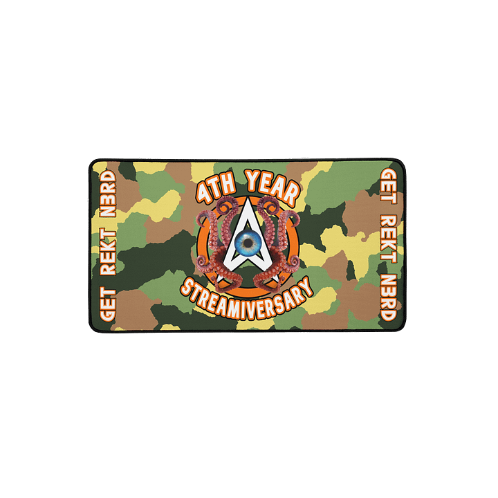 (Limited Edition) 4th Streamiversary 'OA-Cthulhu' Logo Desk Mat - *Camo Theme* product image (2)