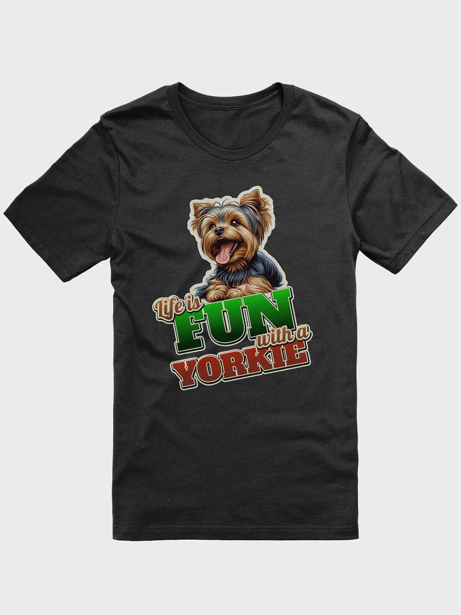 Fun with Yorkie Illustrated T-shirt product image (10)