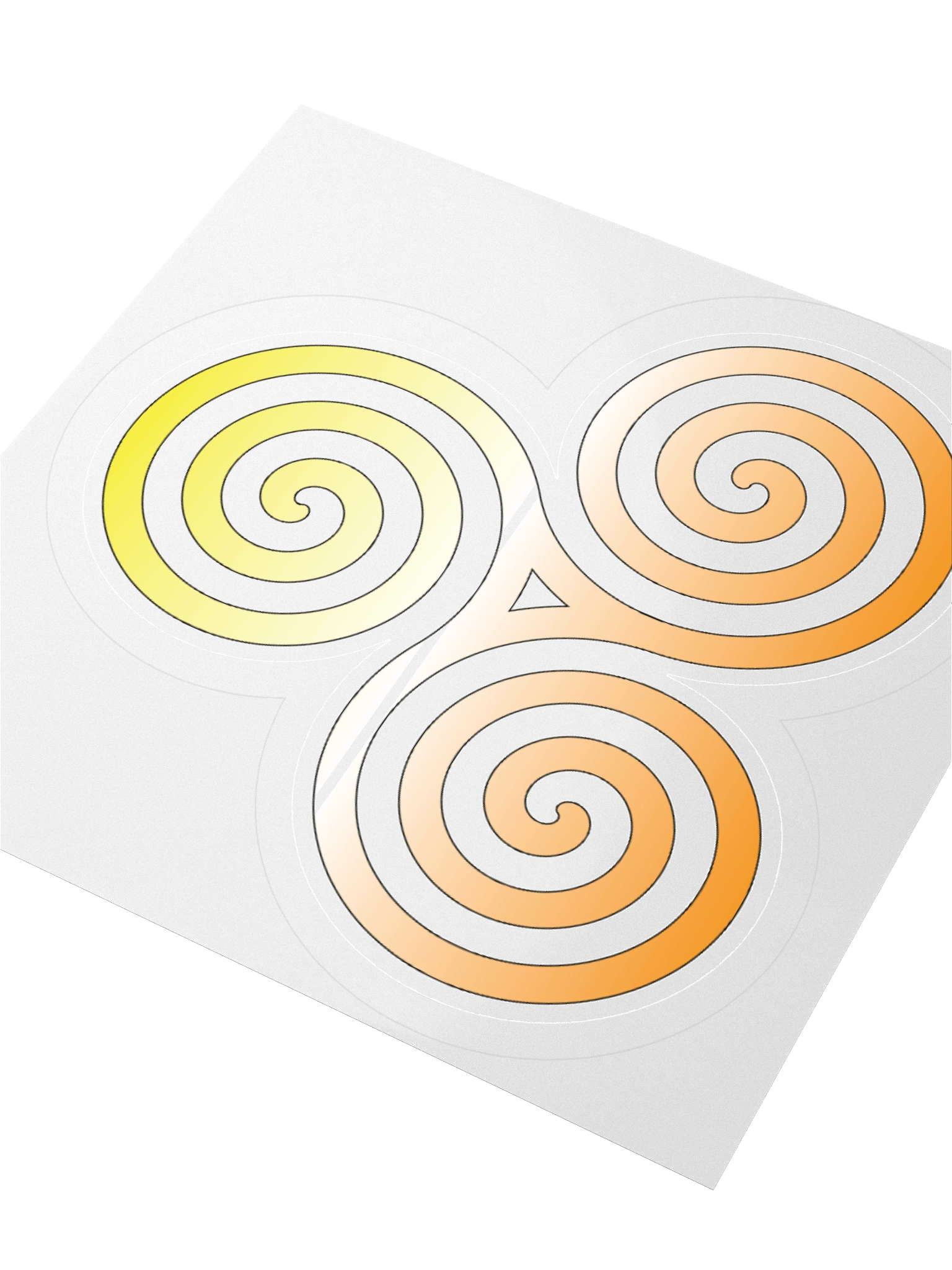 Maverique Pride Gradient Celtic Triskelion Sticker product image (9)