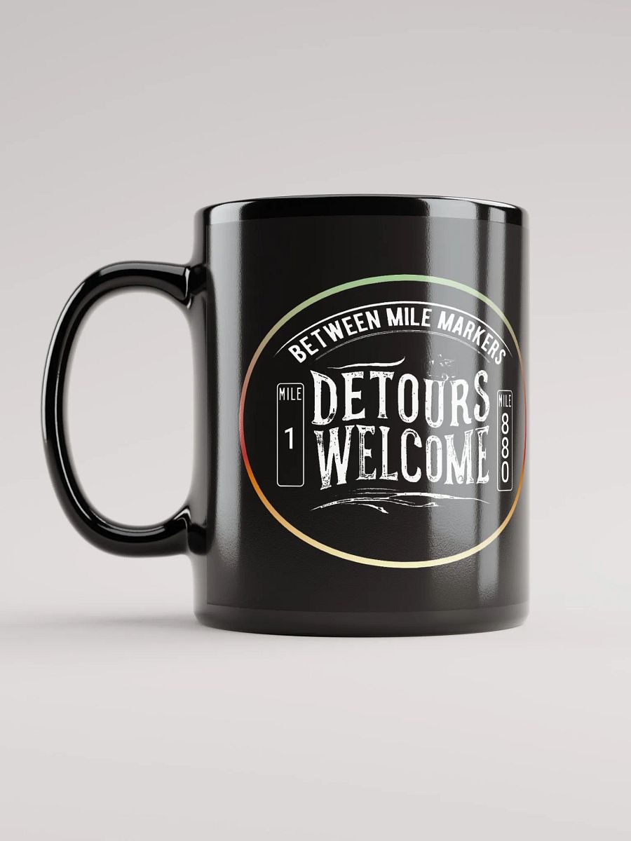 Detours Welcome Black Coffee Mug product image (11)