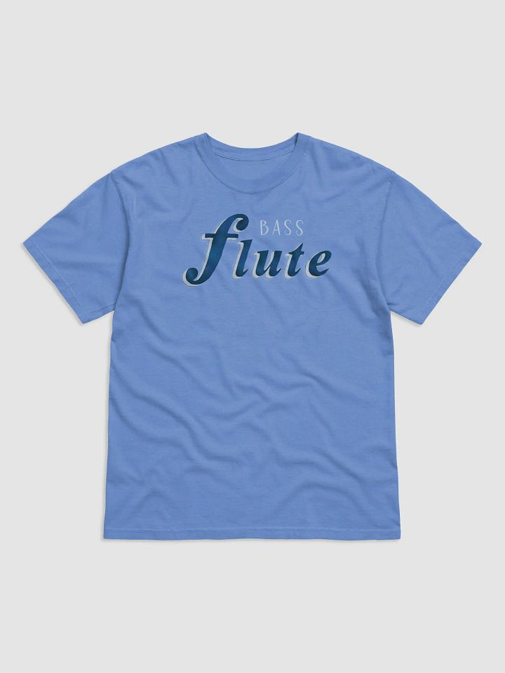 Bass Flute Script T-Shirt - (Forte Symbol) - Unisex product image (1)