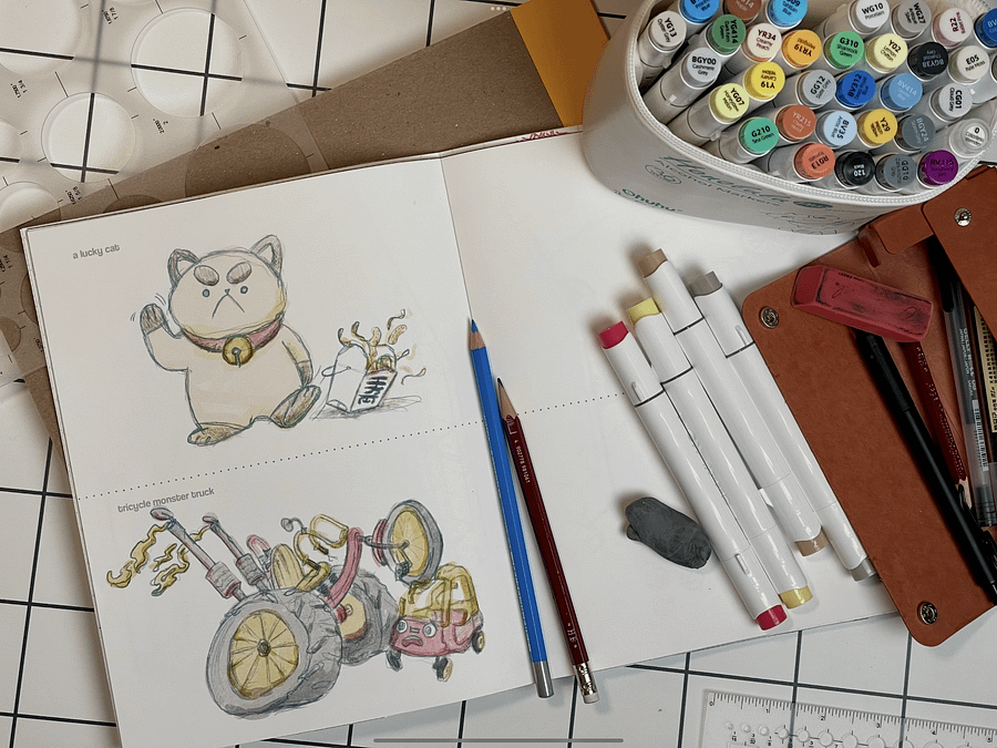 Unruly Sketch Prompts - Digital Download product image (1)
