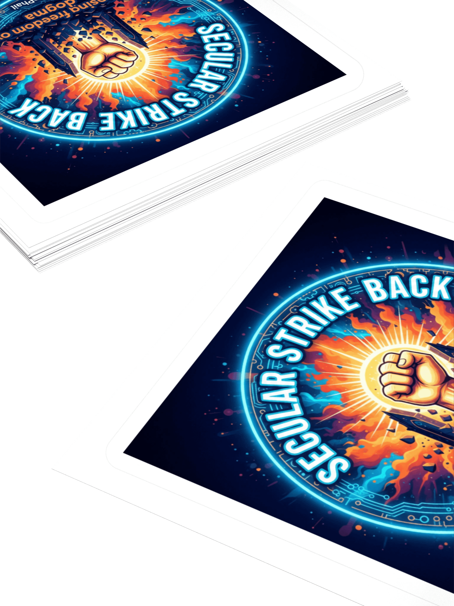 Freedom Fist Explosion Stickers product image (4)