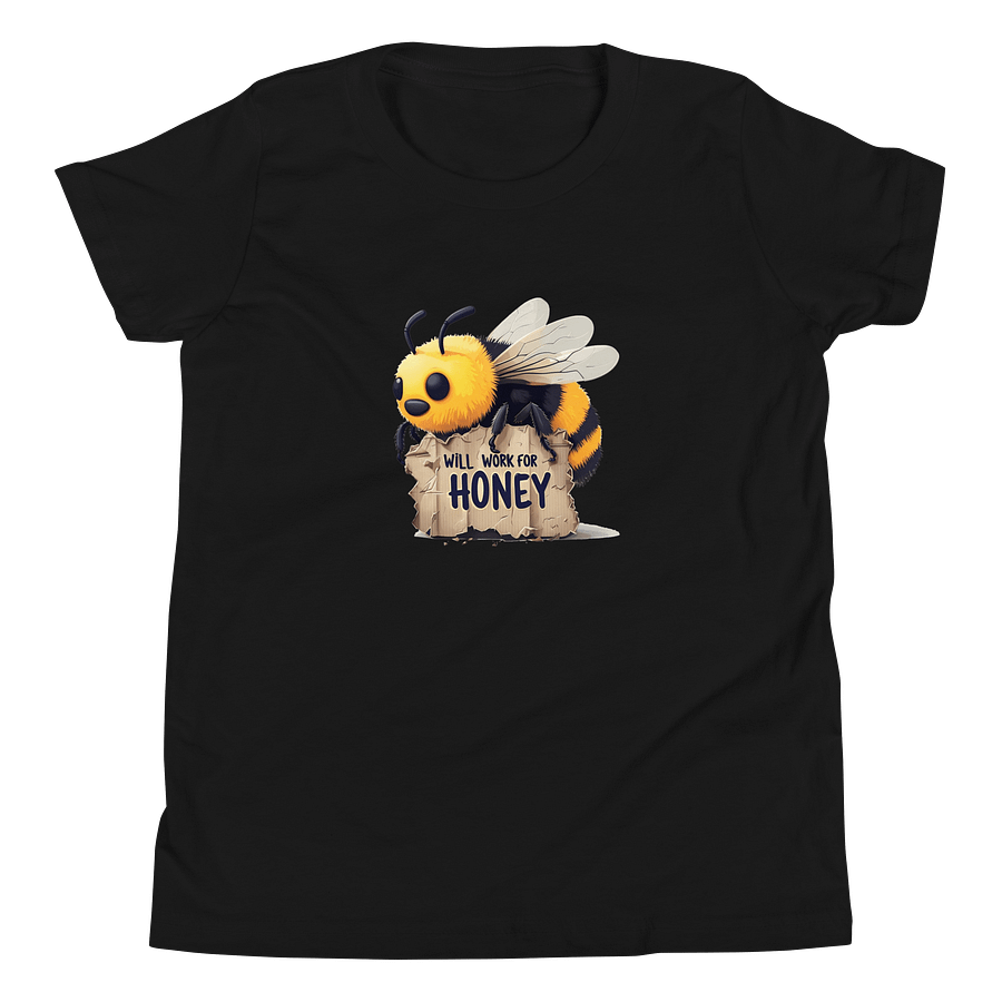 Will Work For Honey Youth Short Sleeve T-Shirt product image (16)