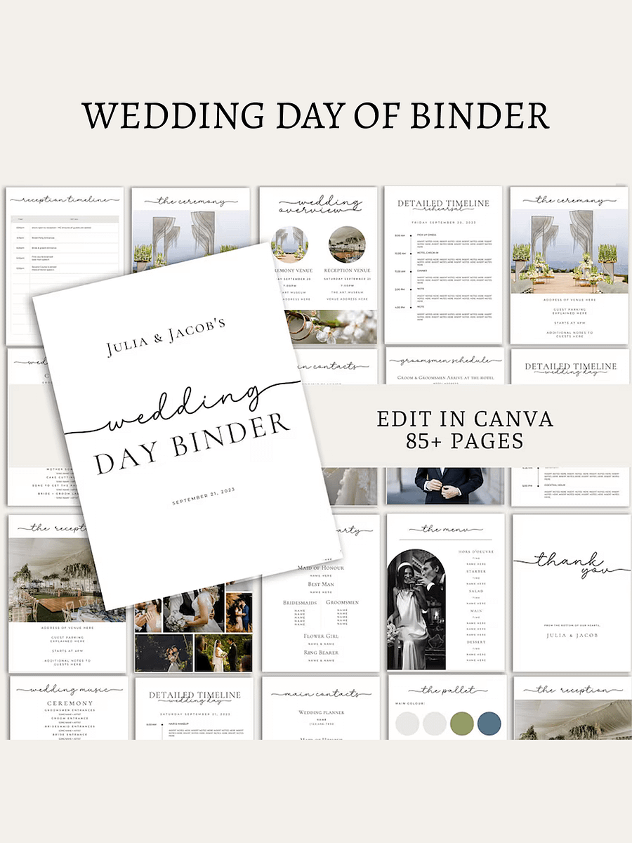 The Ultimate Wedding Day Binder Template product image (1)