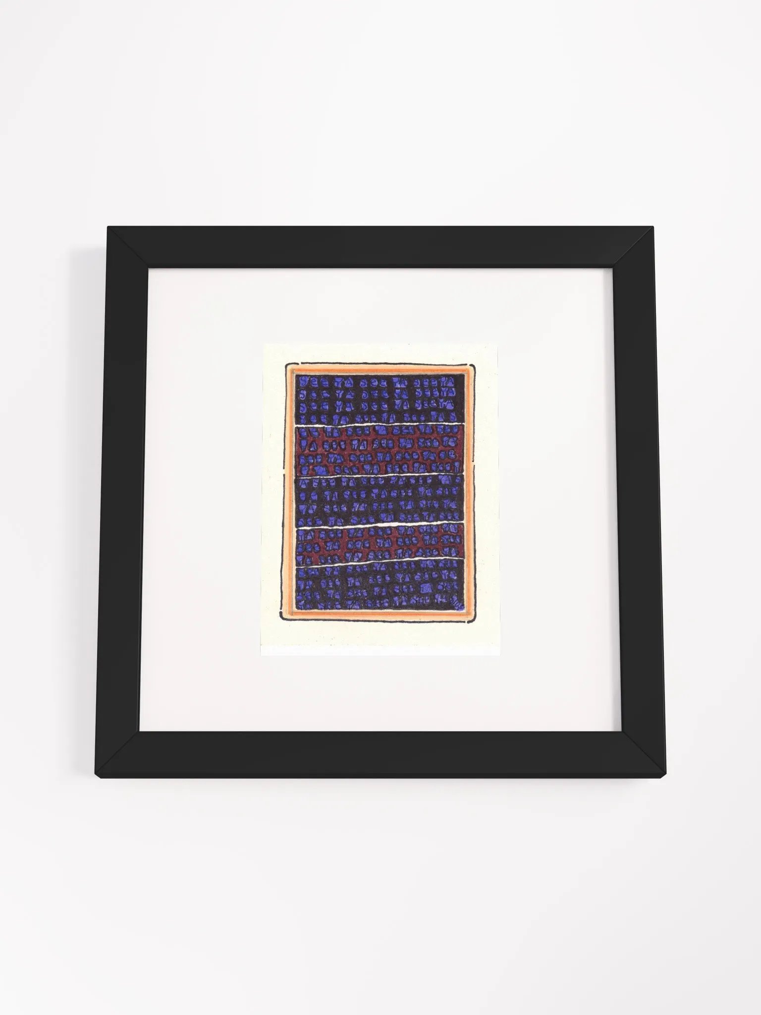 famous last words Panel Card Print Framed product image (3)