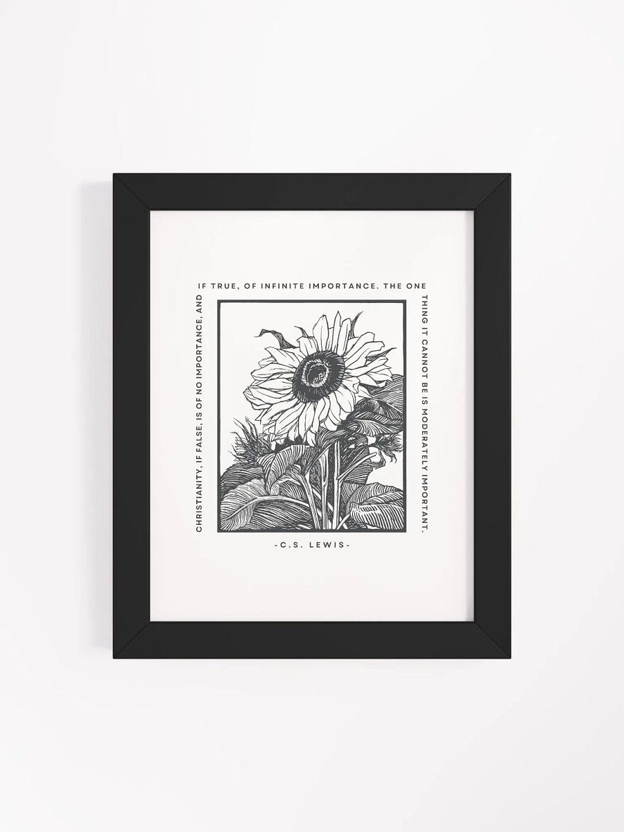 Christianity If True C.S. Lewis Quote Art product image (12)