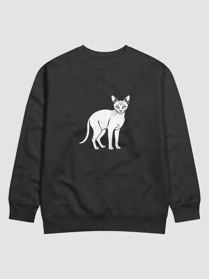 Cat Outline Premium Sweatshirt product image (2)