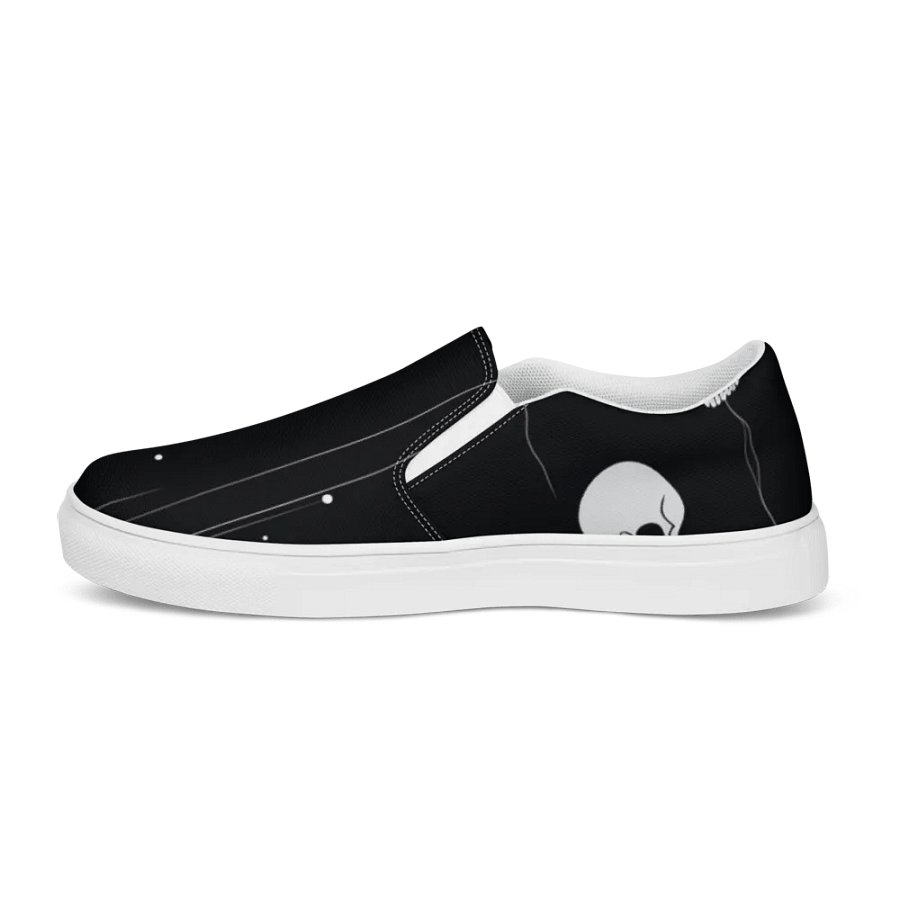 Women's Slip-On Canvas Shoes 💀 with Skulls product image (9)