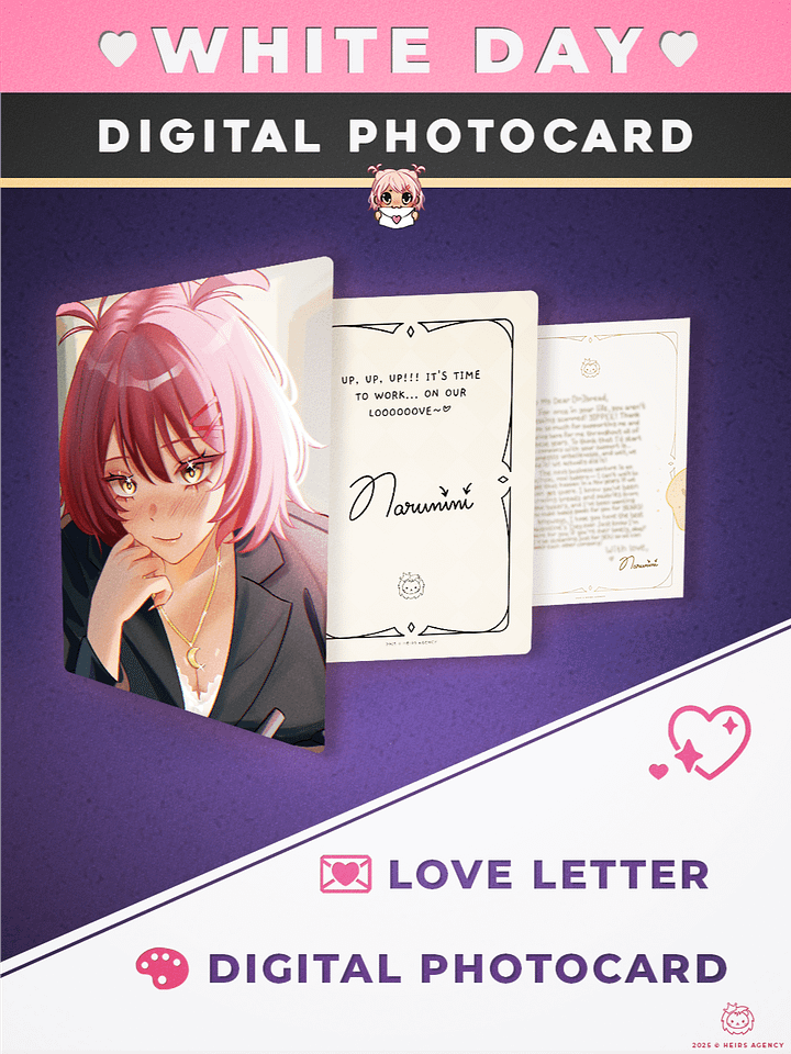 Narunini White Day DIGITAL Photocard product image (1)