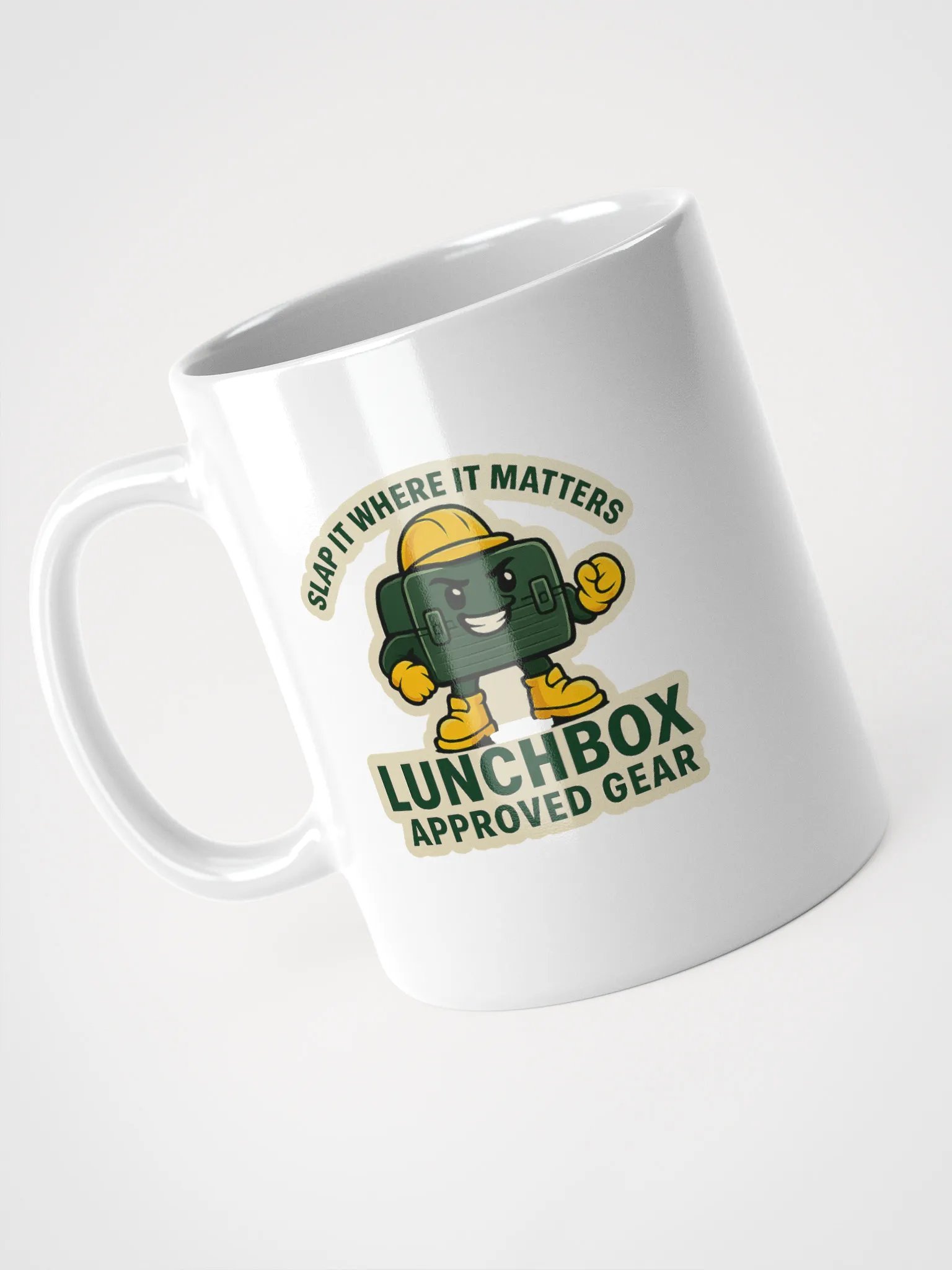 Lunch Box Approved Gear Coffee Cup (White) product image (1)