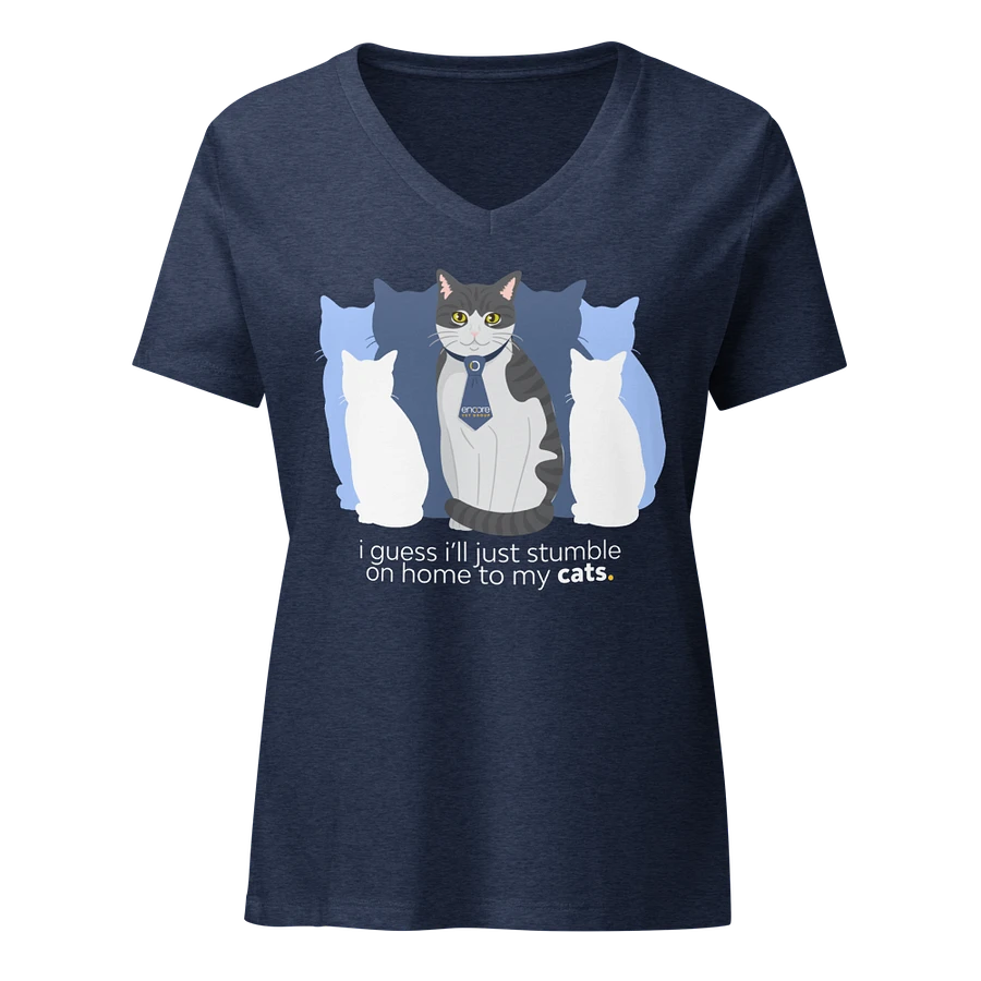 Encore Stumble Home to My Cats Women's Bella+Canvas T-Shirt product image (1)