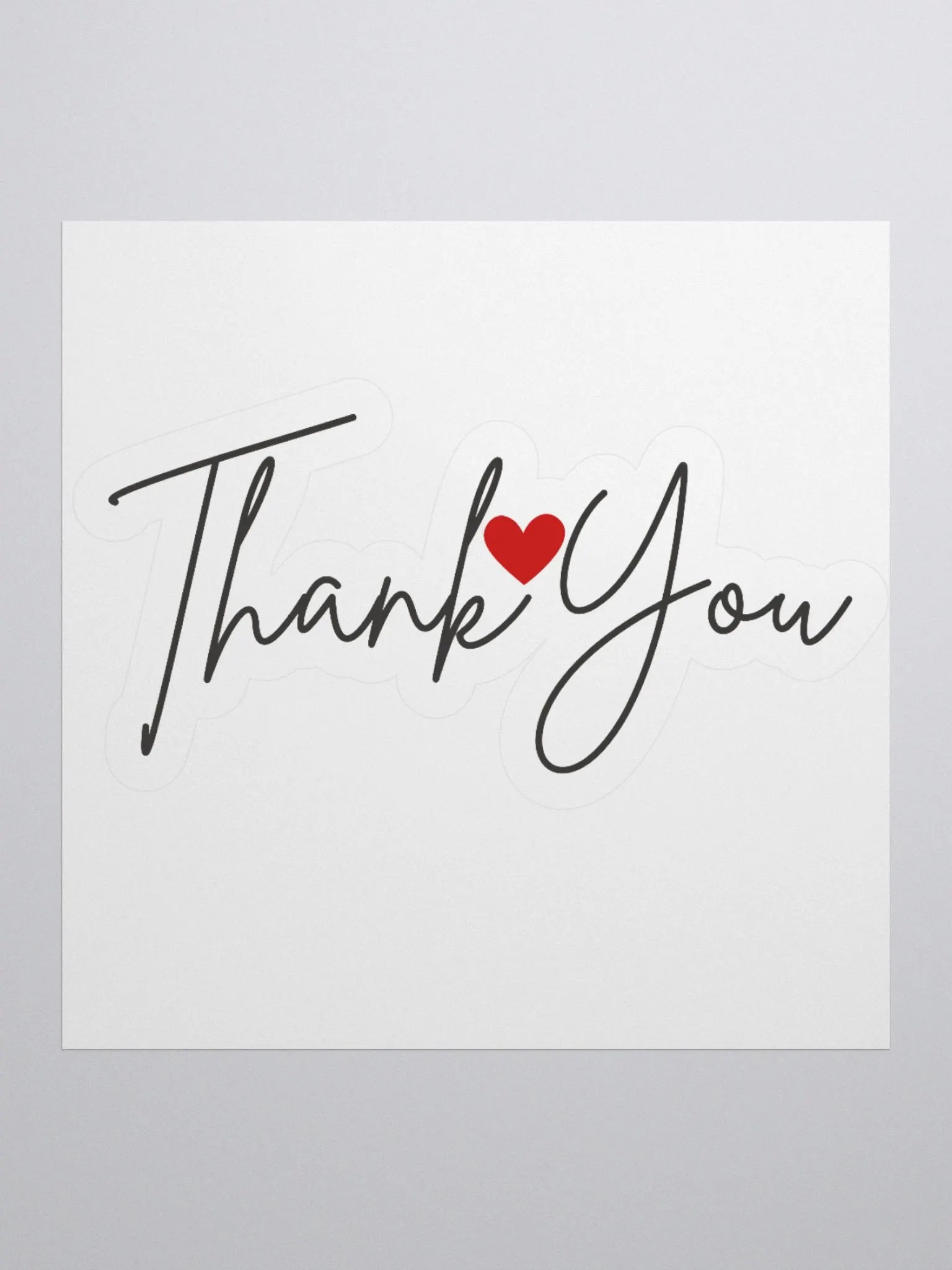 Thank💗You Sticker product image (1)