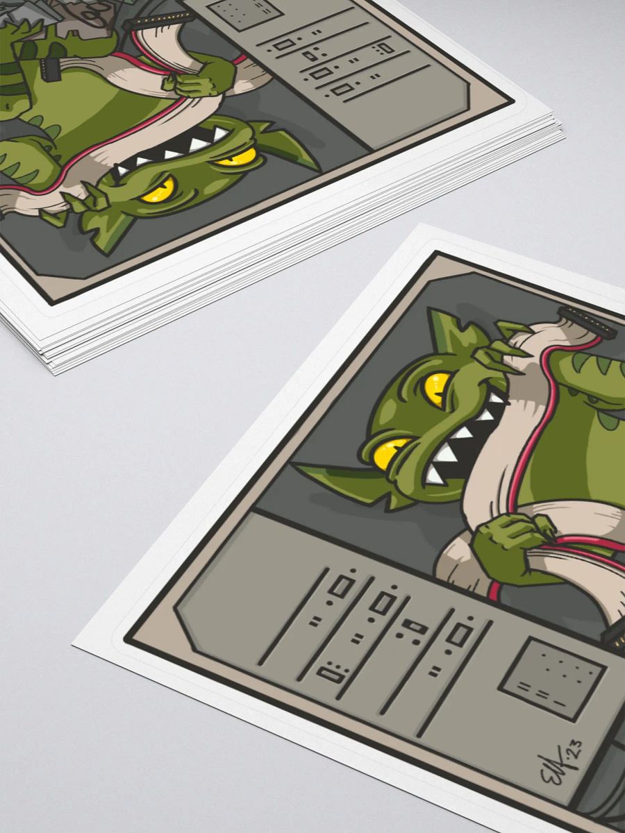 THE COMPUTER GREMLIN (STICKER) product image (12)