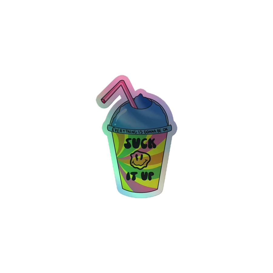 Suck It Up | Holographic Sticker product image (1)