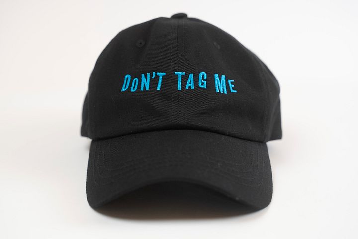 Don't Tag Me Embroidered Hat product image (1)