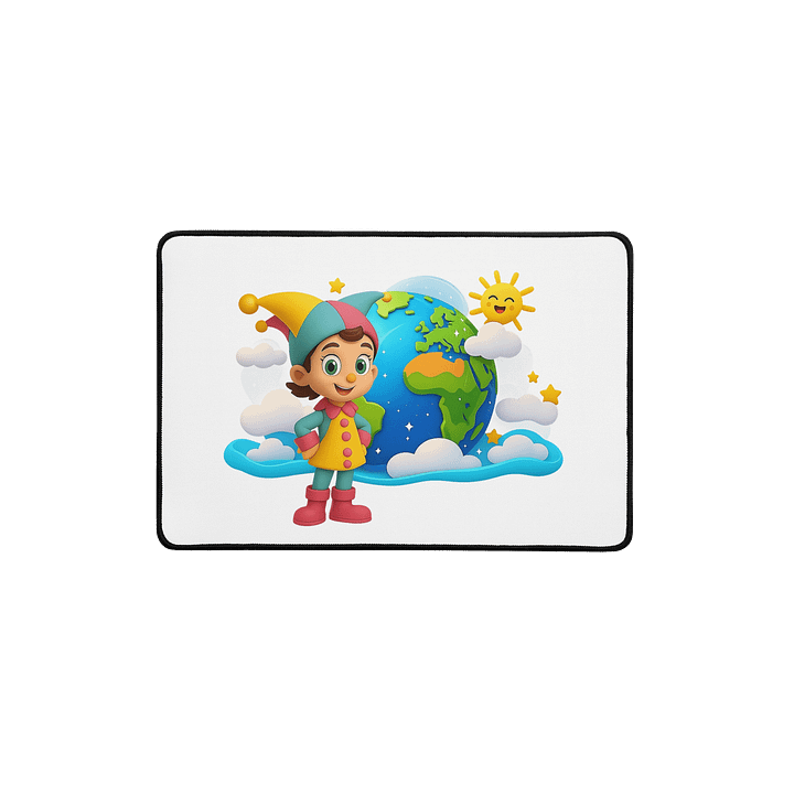 JessyJesty Earth Desk Mat – Colorful Planet Vibes for Your Desk product image (1)