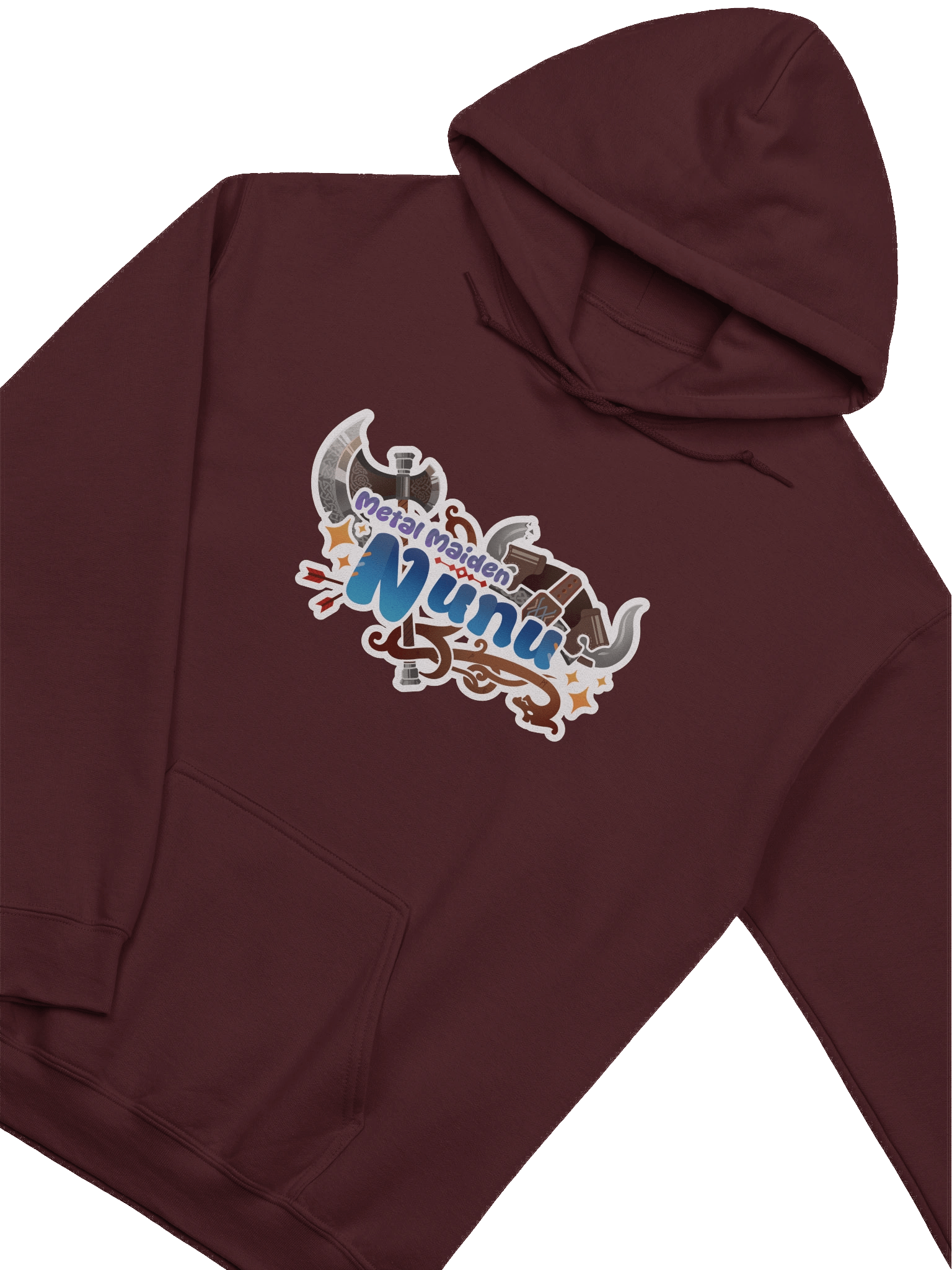 Nunu Minimalist Splash Art Logo Hoodie product image (3)