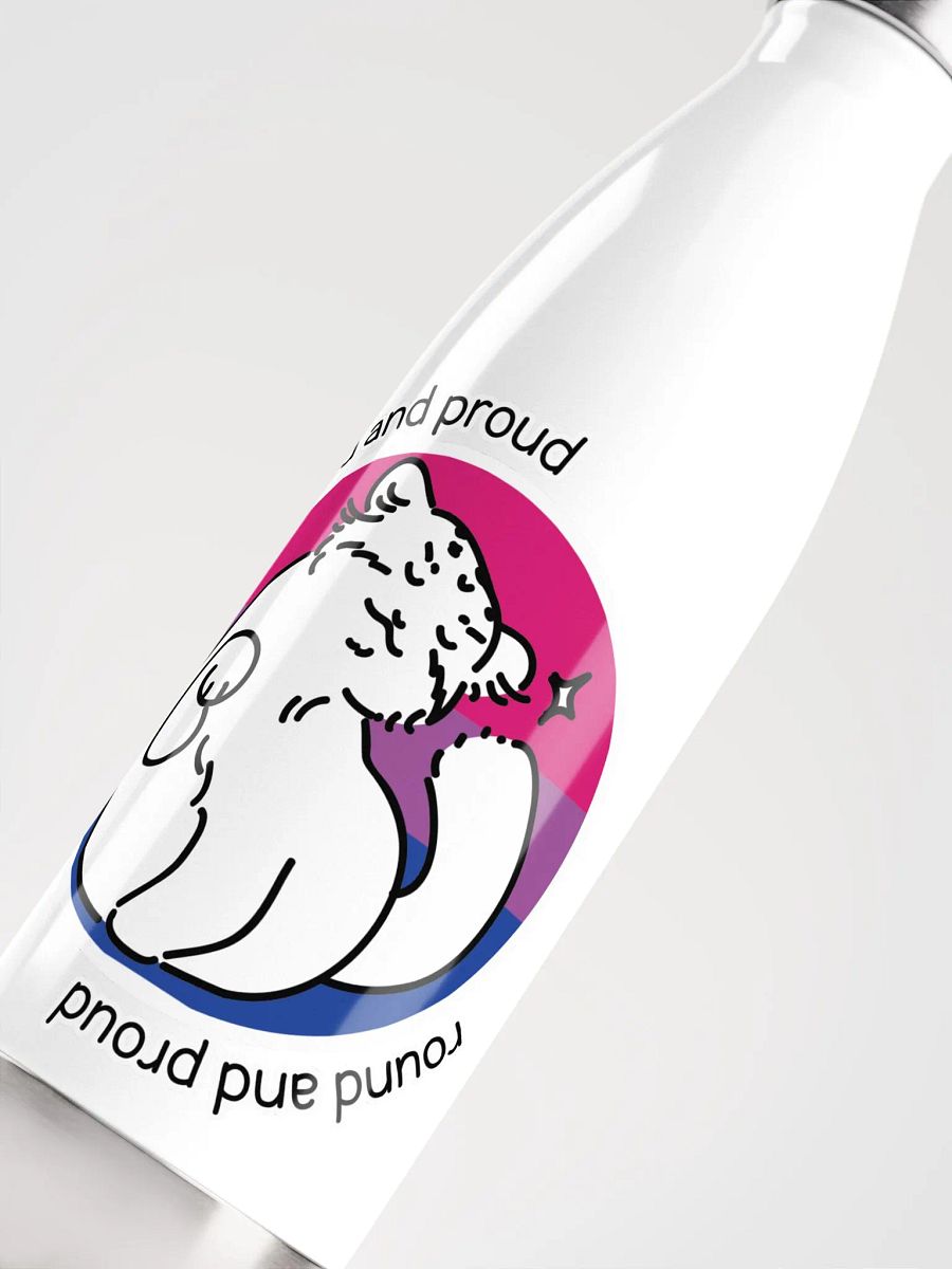Round and Proud Manul Pride Bisexual Version - Bottle product image (5)