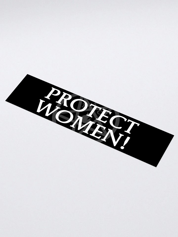 "Protect Women!" - Bumper Sticker product image (1)