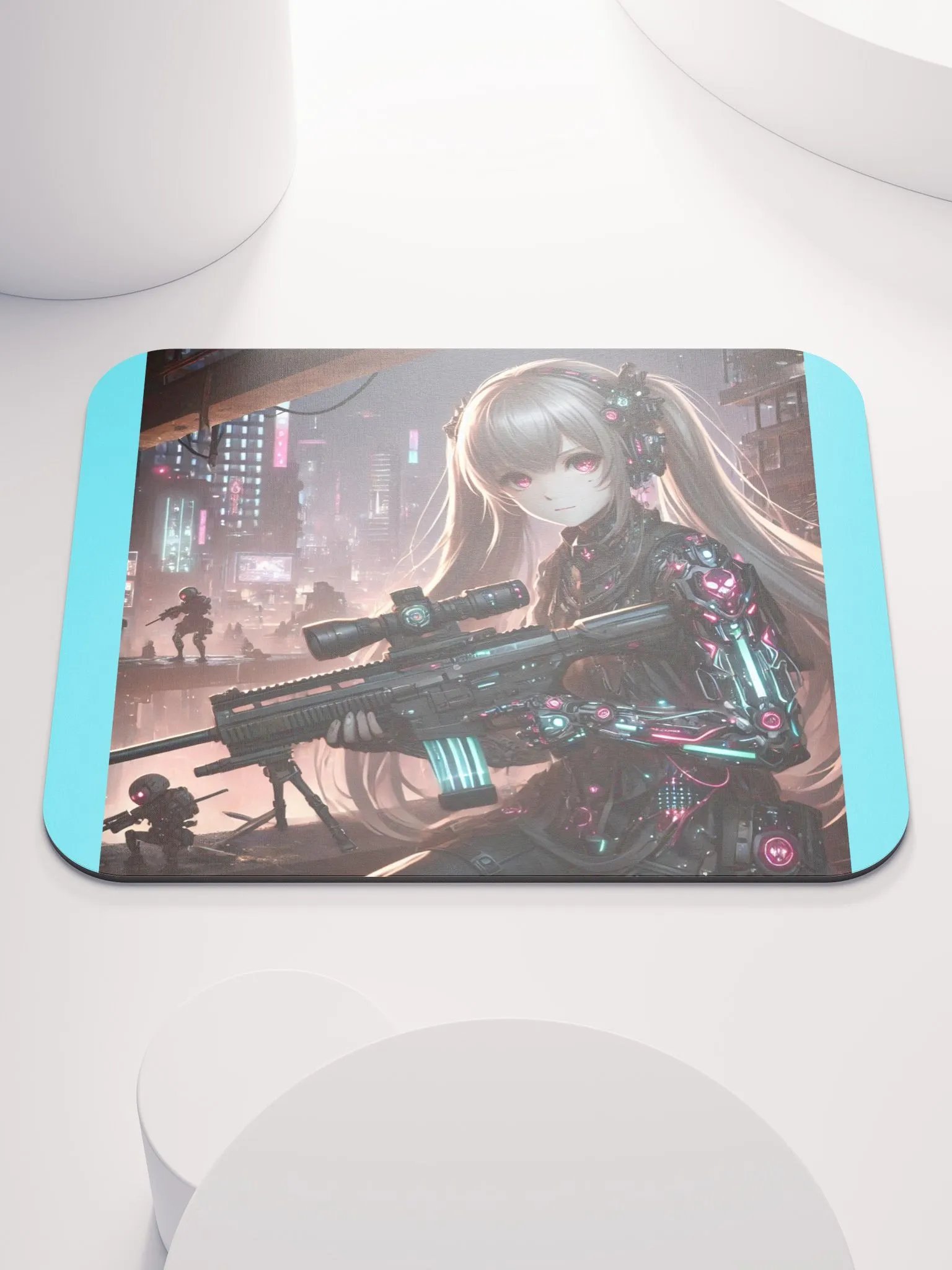 Cybernetic Guardian Mouse Pad product image (2)