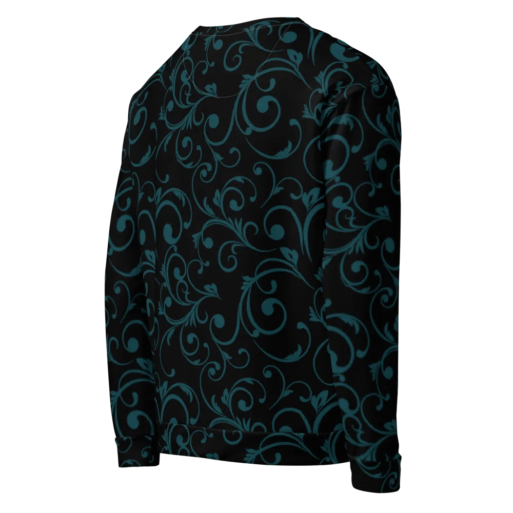 Dark Teal Twirl Sweatshirt product image (6)