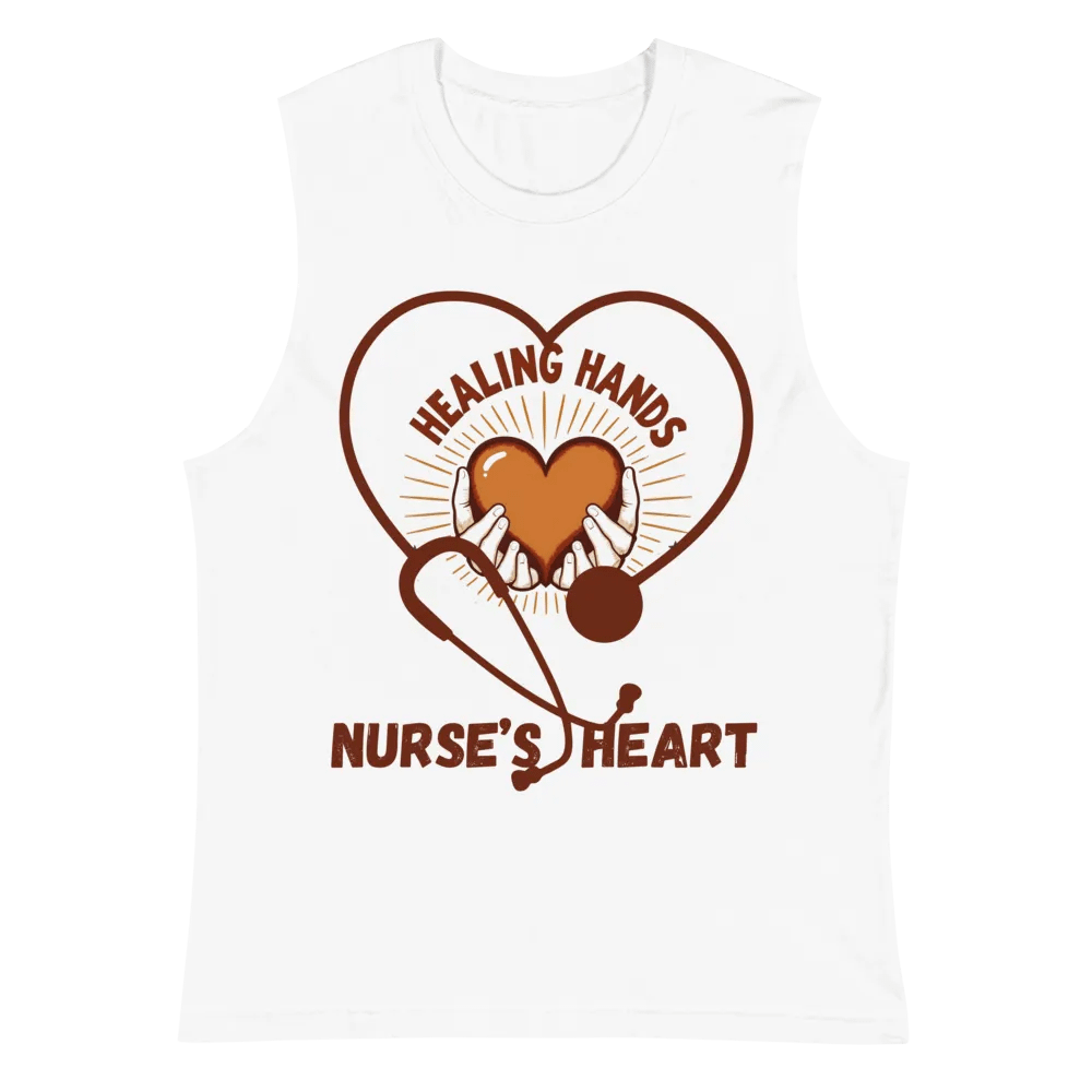 Healing Hands Nurse's Heart Muscle Tank product image (6)